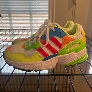 Adidas Kids Neon Multicolor Sneakers